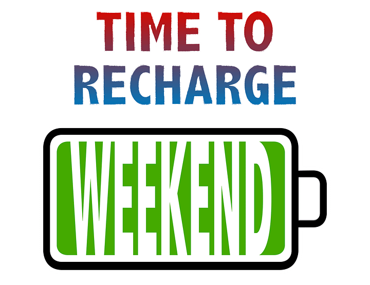 Weekend - Time to Recharge T-Shirt product image (2)