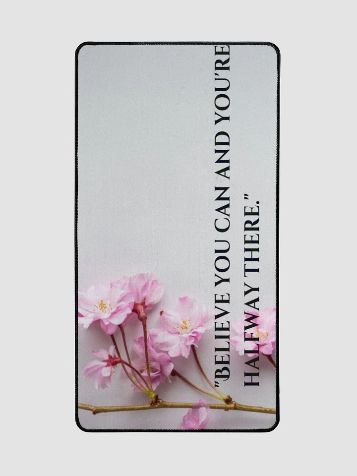 Believe Cherry Blossom Desk Mat product image (2)