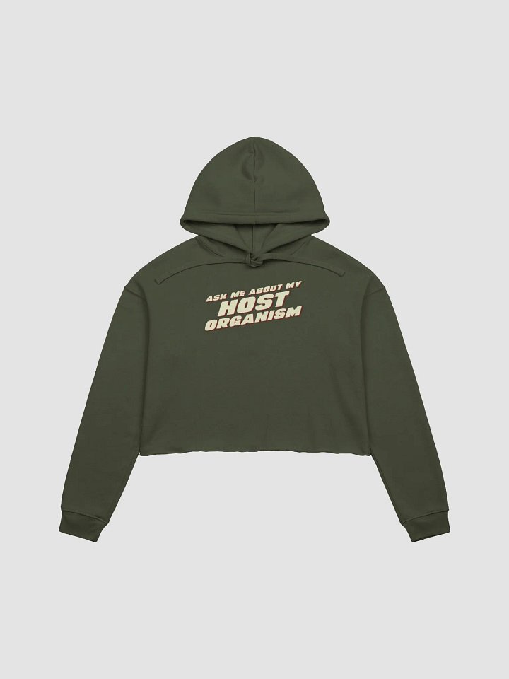 ask me about my host fleece crop hoodie product image (2)