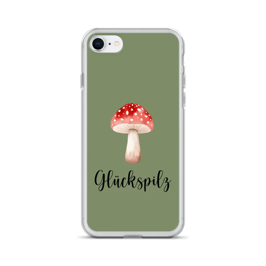Glückspilz Lucky Mushroom iPhone Clear Case product image (4)