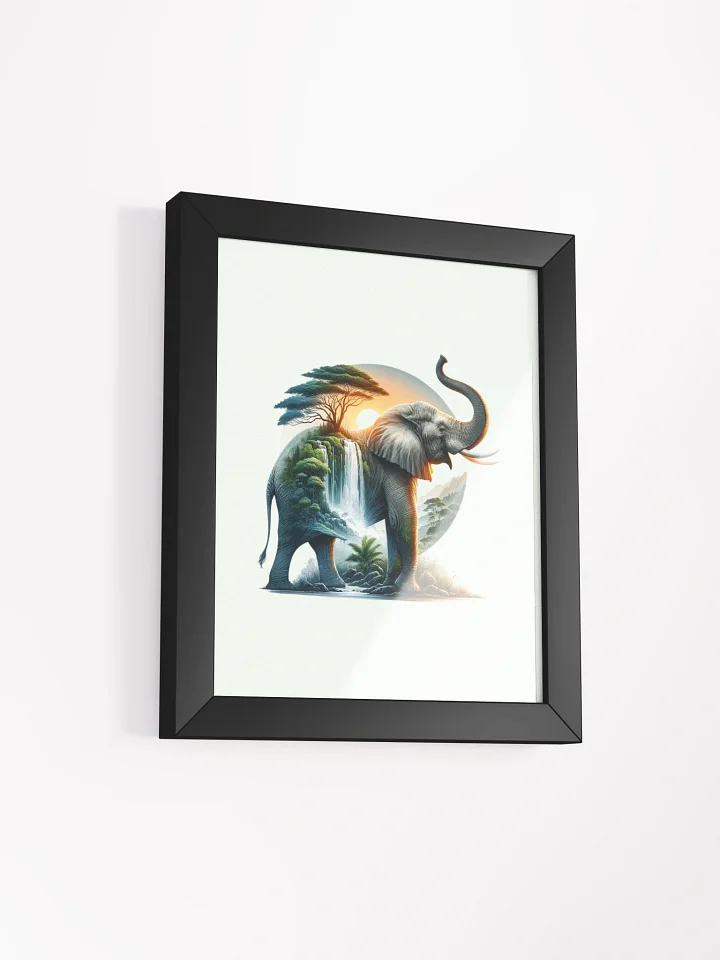 Surreal Elephant Landscape Framed Poster product image (2)