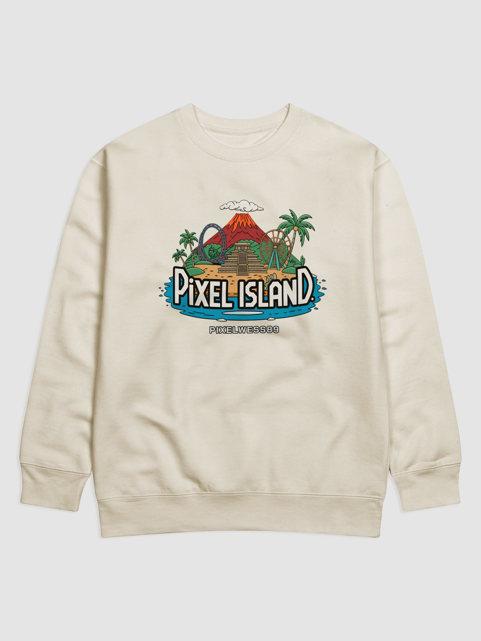 Pixel Island - Premium Sweatshirt product image (1)