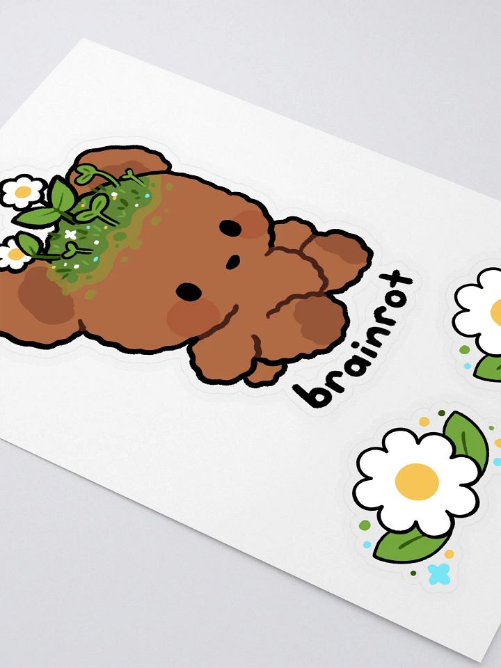 Brainrot Bear Sticker Sheet product image (2)