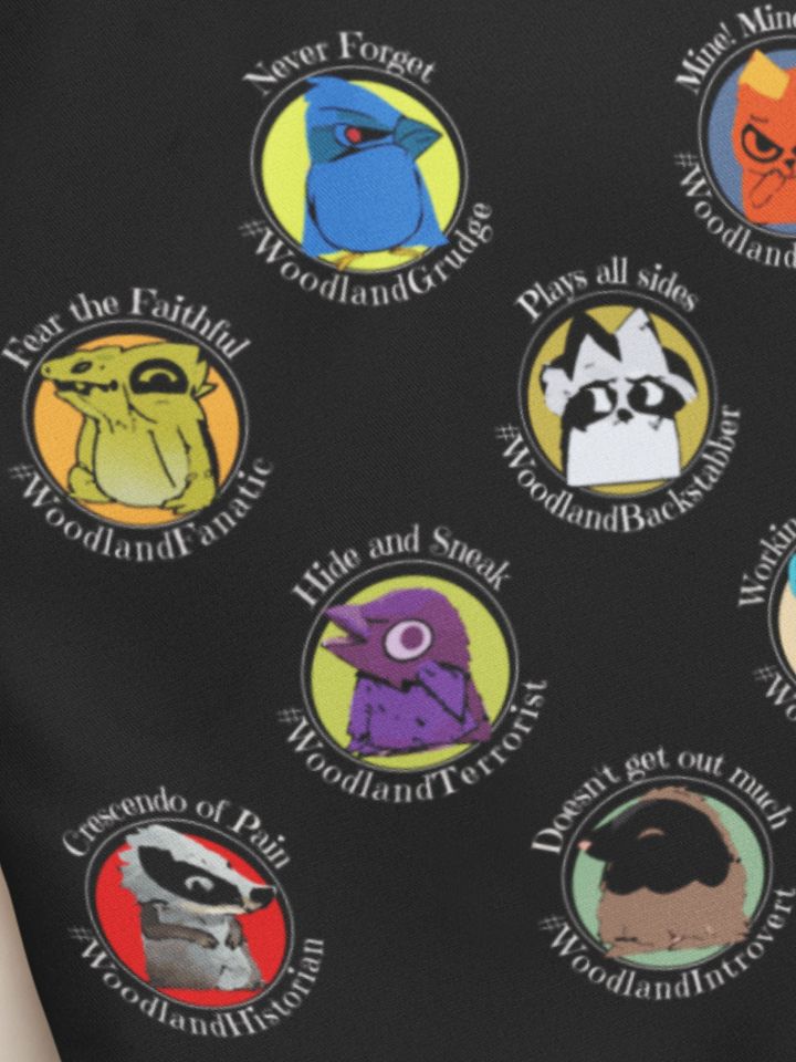 Root Factions Shoulder Tote Bag for Board Gamers - 10 Factions Polka Dot - unofficial product image (2)