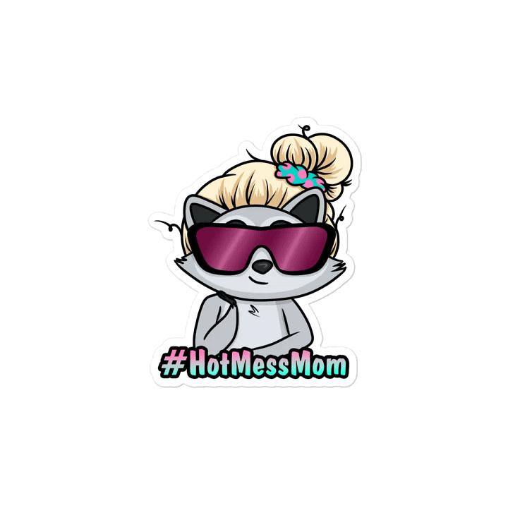 Blonde Hot Mess Mom Magnet product image (2)
