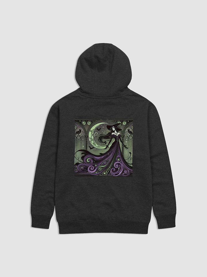 🧙‍♀️ Art Nouveau Witch Hoodie – Enchanting Halloween Style product image (2)