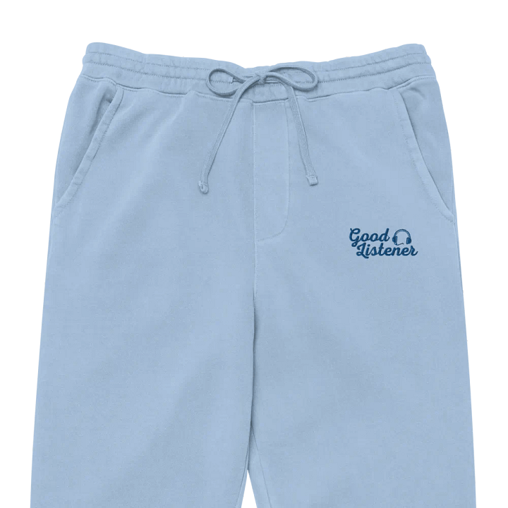 Powder Blue Good Listener Logo Sweats product image (1)