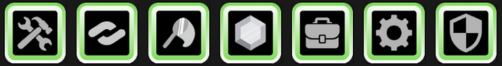 Green and White Role Icons product image (1)