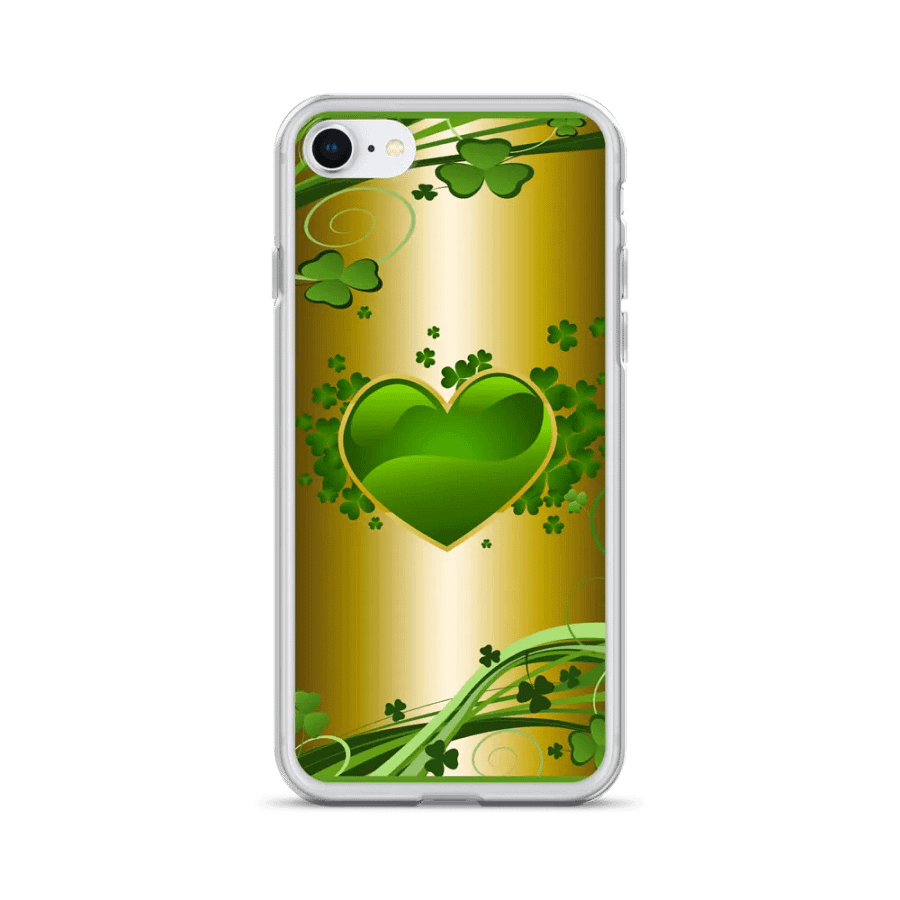Shamrock Love Clear iPhone Case product image (24)