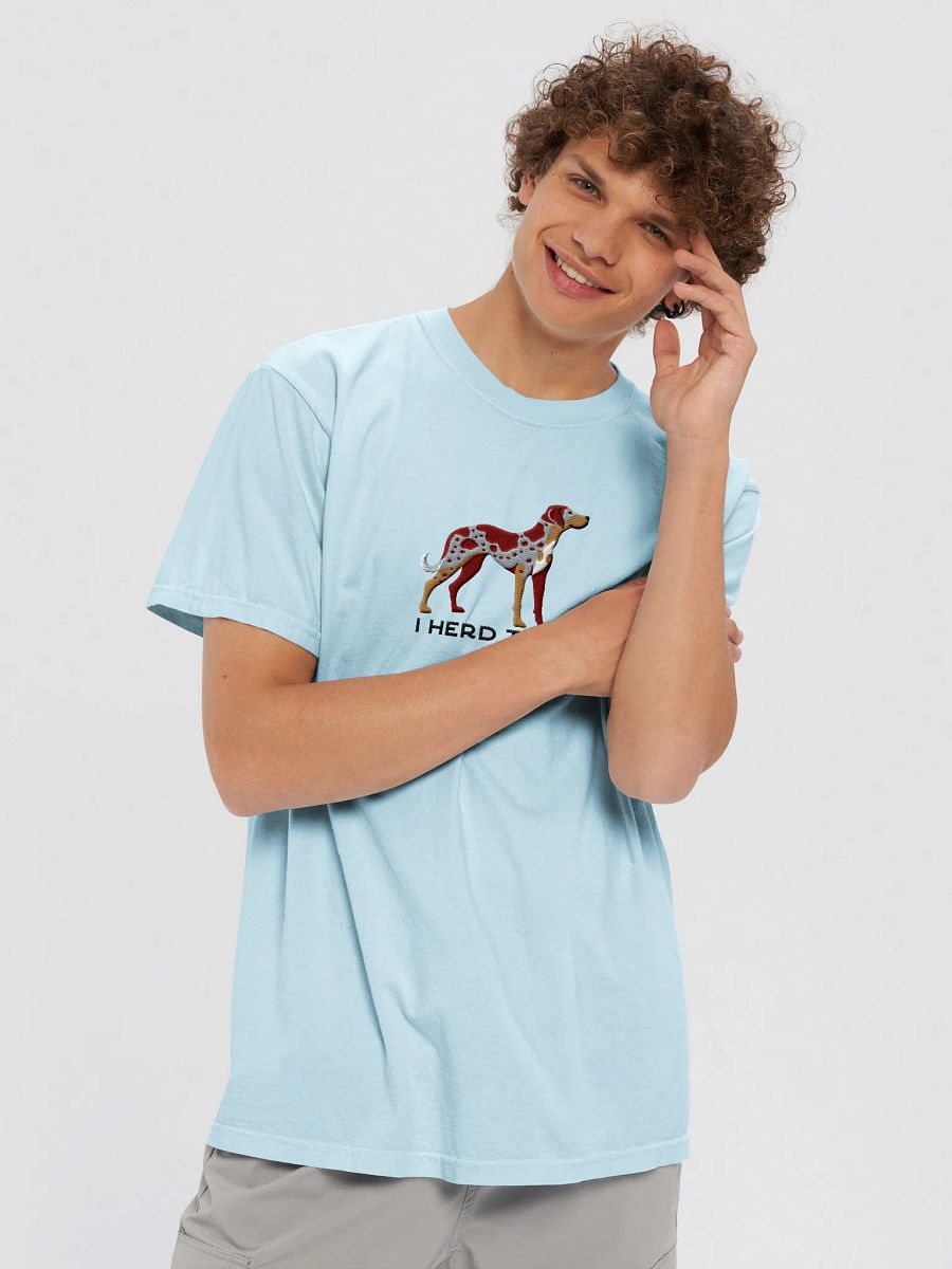 I Herd That T-Shirt(Embroidered) of a Catahoula Leopard Dog(Red Merle) product image (45)