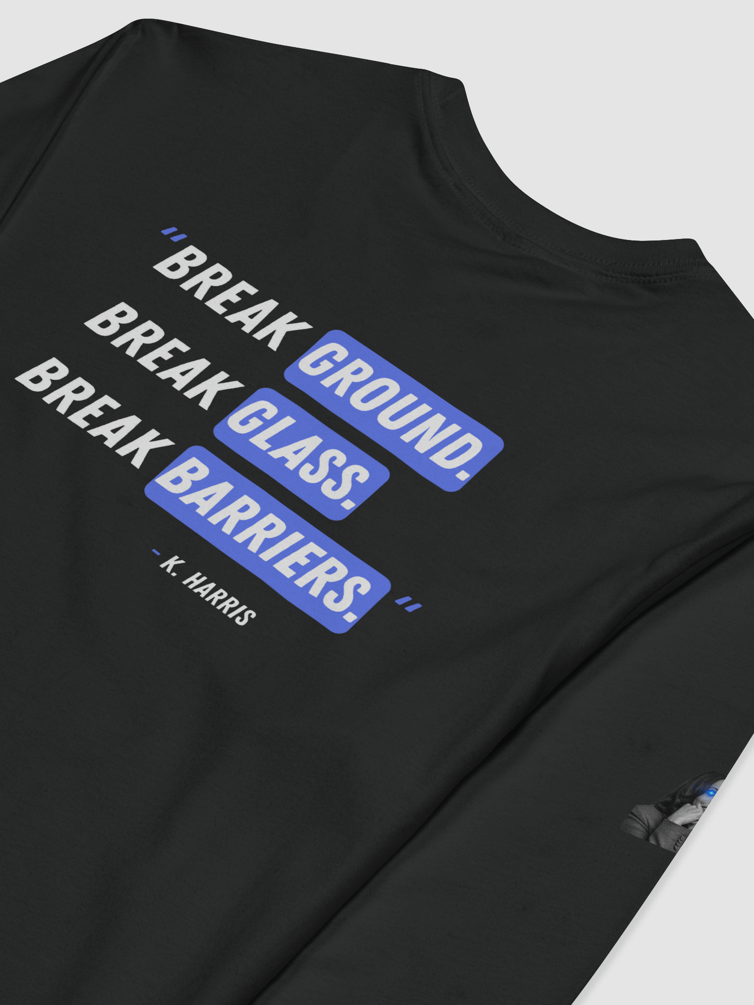 Kamala Would Never Long Sleeve | D A R K product image (4)