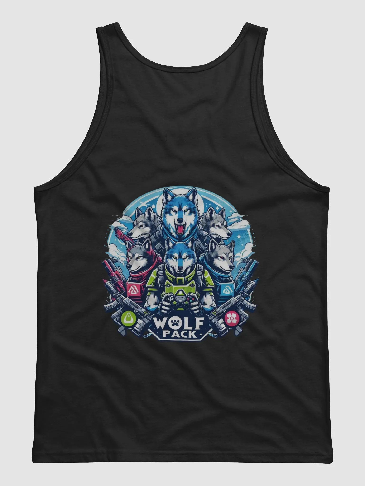Wolf Pack Print Tank Top product image (2)