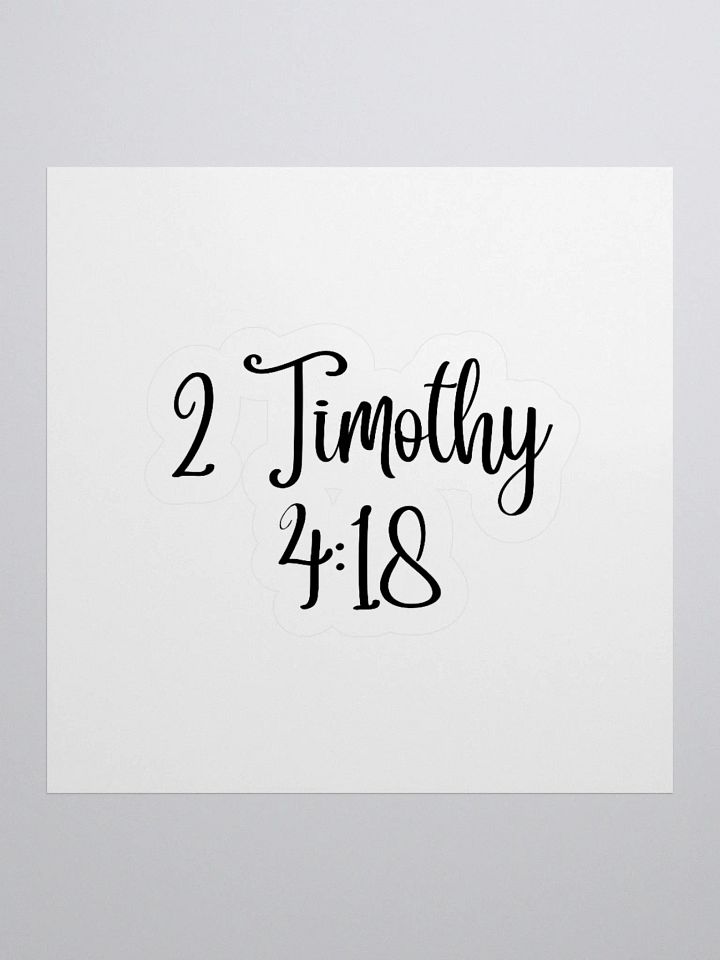 2 Timothy 4:18 product image (2)