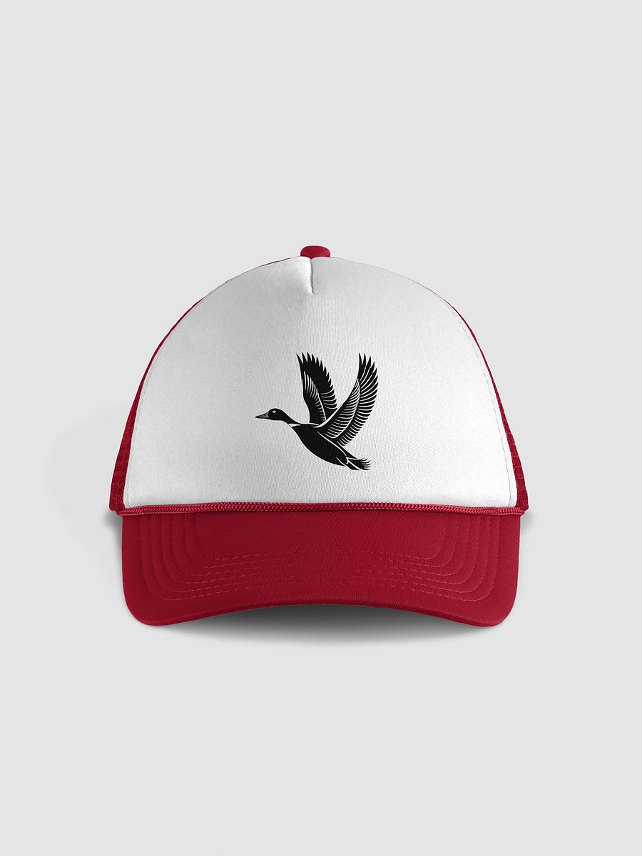 Minimalist Flying Bird Silhouette Foam Trucker Hat product image (1)