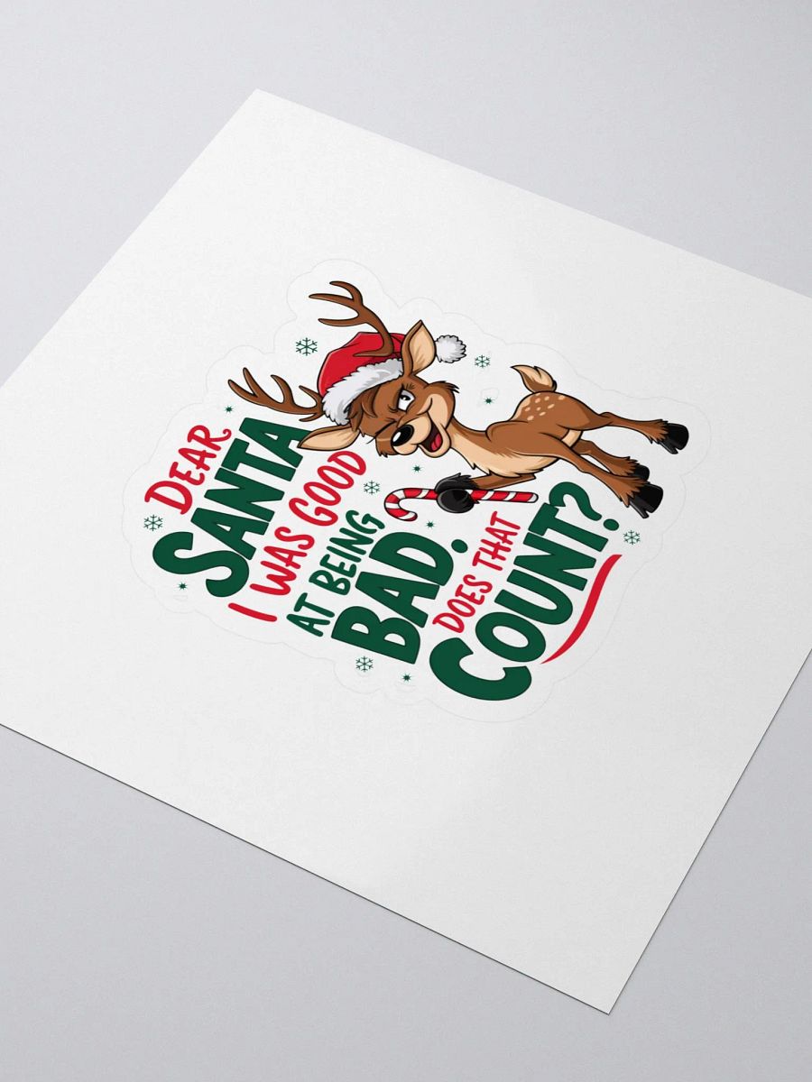 Rebel Reindeer Kiss Cut Stickers product image (3)