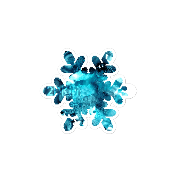 Blue Snowflake Magnet product image (2)