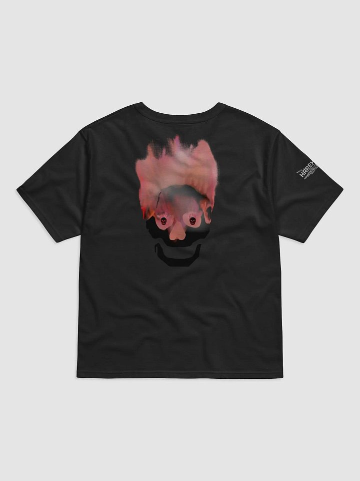 Flaming Skull with smoke and burning Skull eyes- Relaxed-Fit T-Shirt product image (1)
