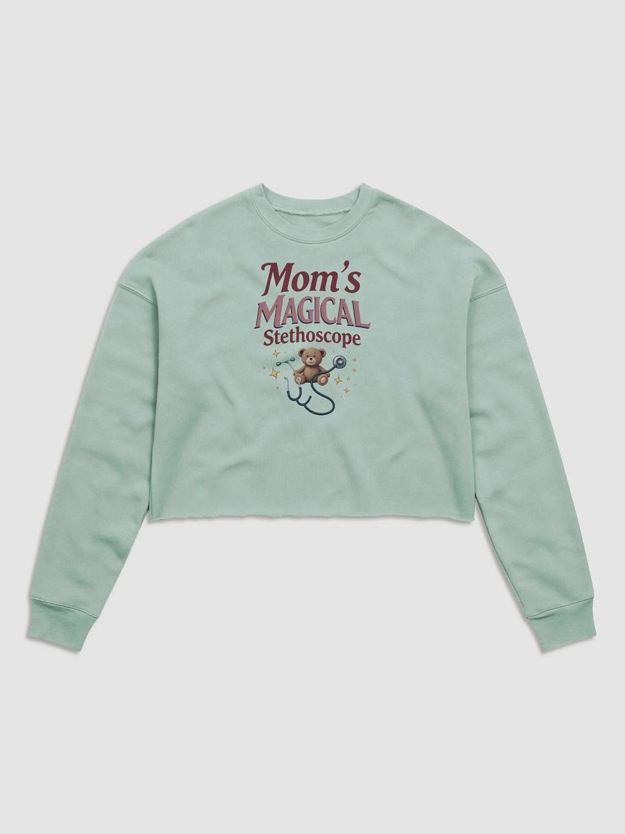 Mom's Magical Stethoscope Crop Sweatshirt product image (13)
