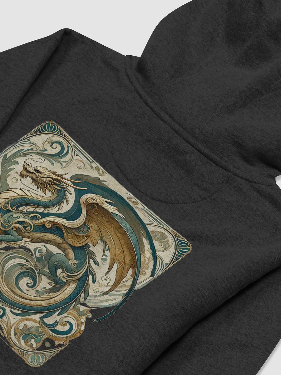 Majestic Western Dragon Art Nouveau Hoodie product image (19)