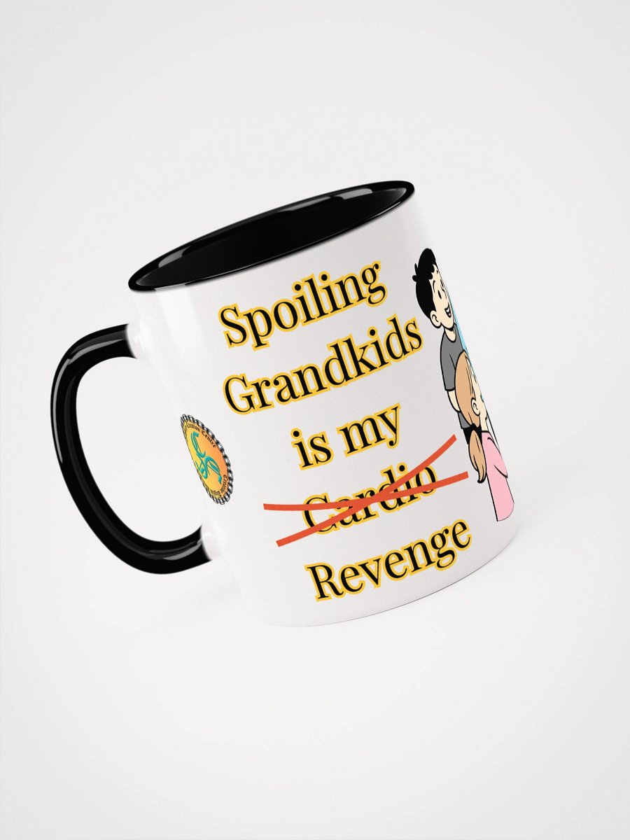 Spoiling Grandkids is my Cardio (Male) 2-Tone Ceramic Mug product image (3)
