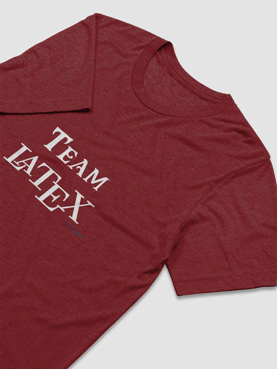 Team LaTeX T-Shirt (Tri-Blend) product image (7)