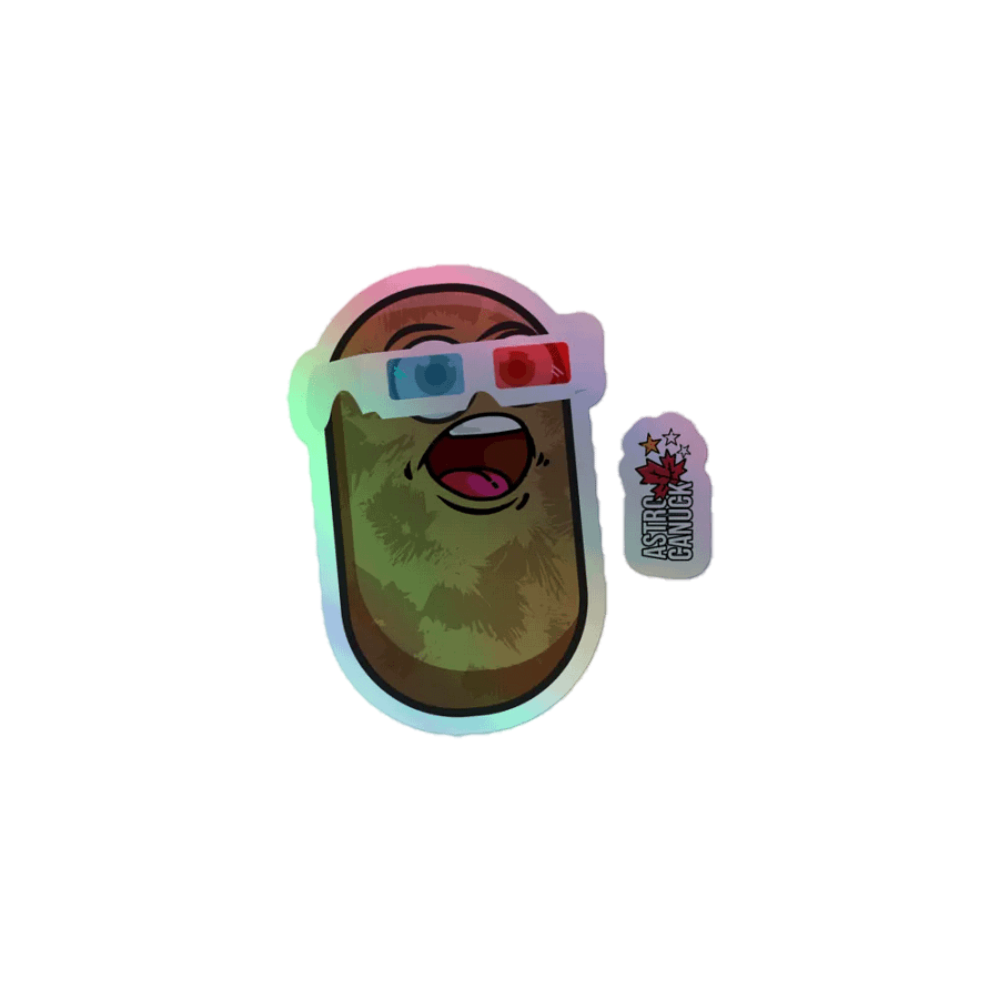 Potato 3D Eyewear -Holographic Sticker product image (1)