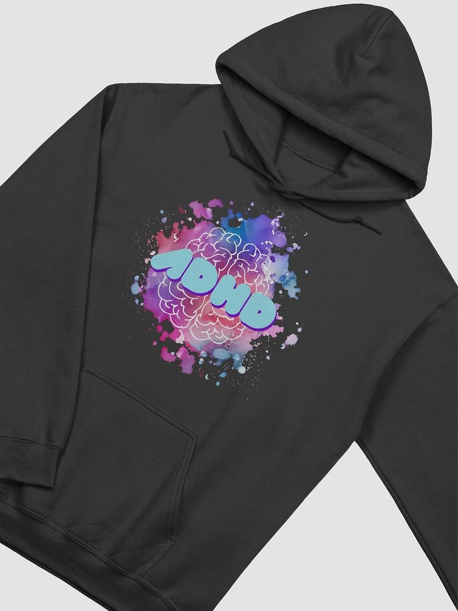 ADHD Paint Splatter Brain Retro Text Classic Unisex Hoodie product image (27)