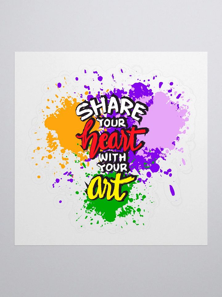 SHARE YOUR HEART WITH YOUR ART product image (1)