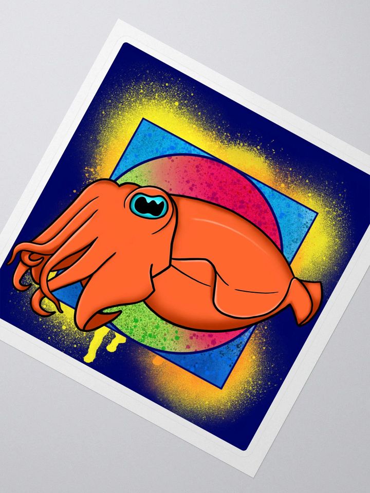 Cuttlefish Graffiti Artist - Sticker product image (2)