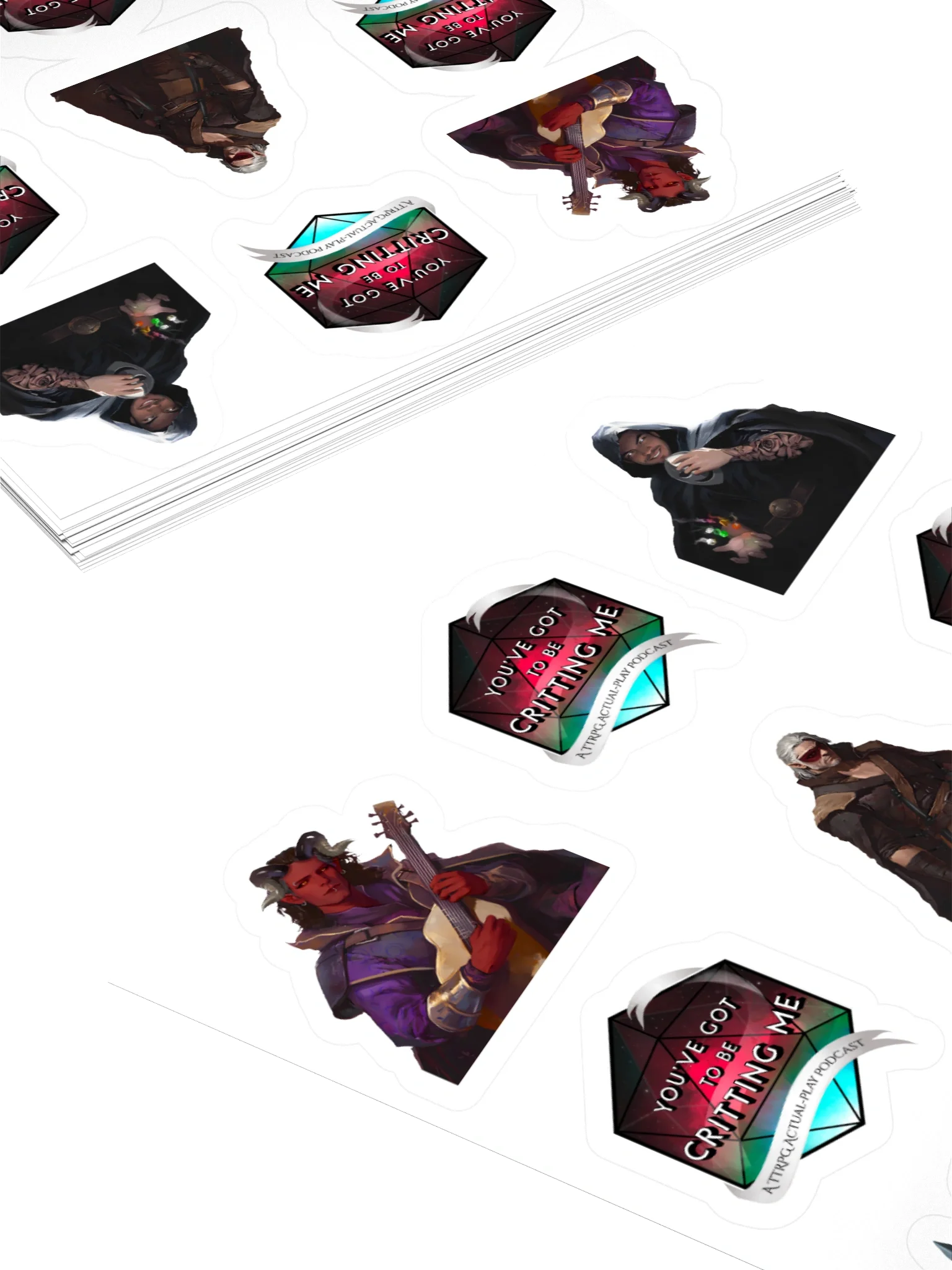 The Gang's All Here Kiss Cut Stickers Set product image (4)