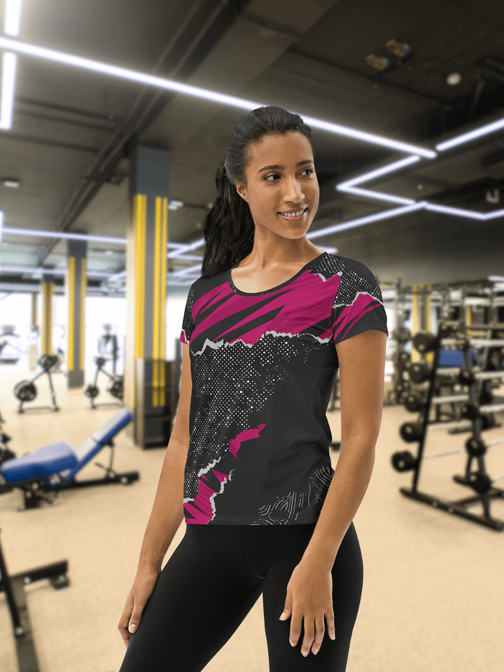Purple Flash | Women's Athletic T-Shirt product image (1)