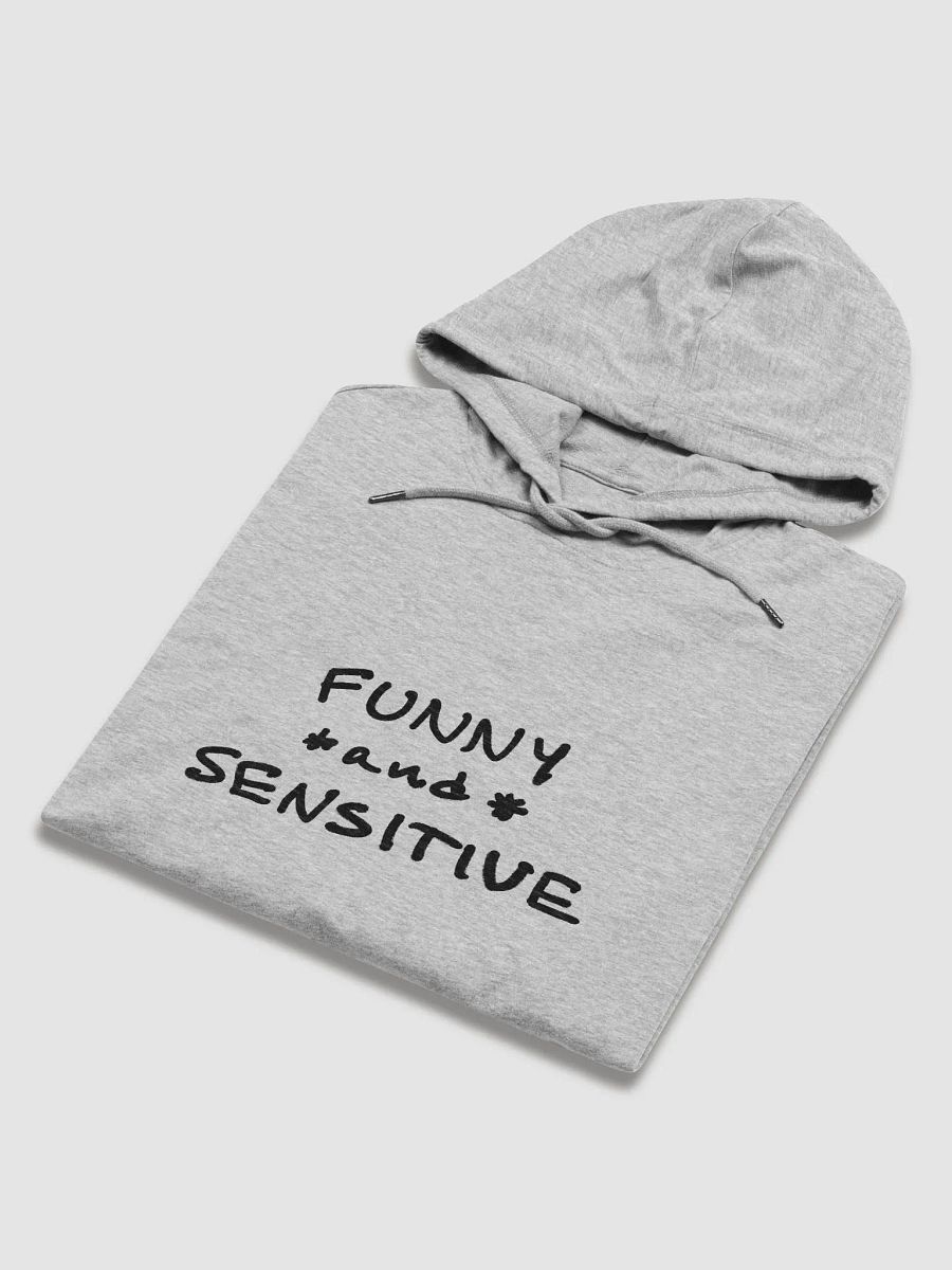FUNNY *and* SENSITIVE printed lightweight hoodie product image (6)