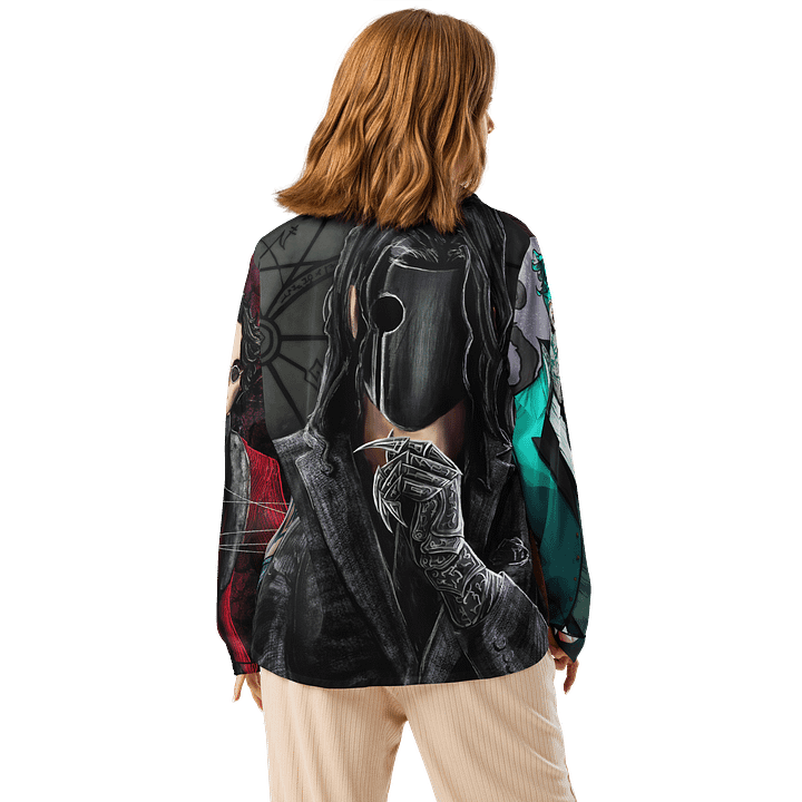 All Villains. All Fluffy. All Deranged. Pajama Top. product image (2)