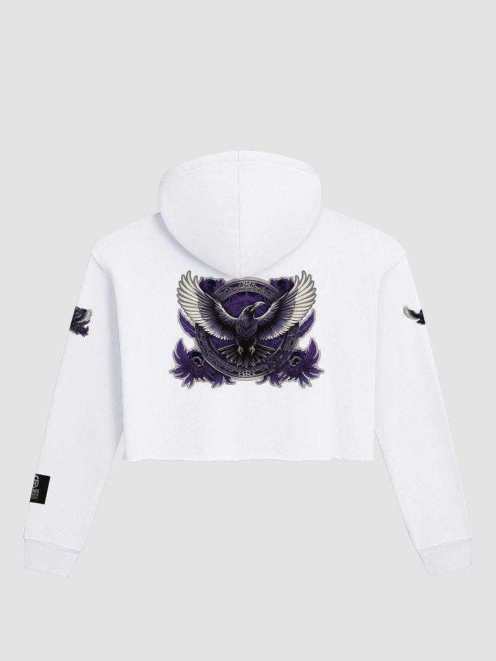 Lady's Fierce Ravens Fleece Crop Hoodie | Baltimore | Football | Home Locker product image (8)