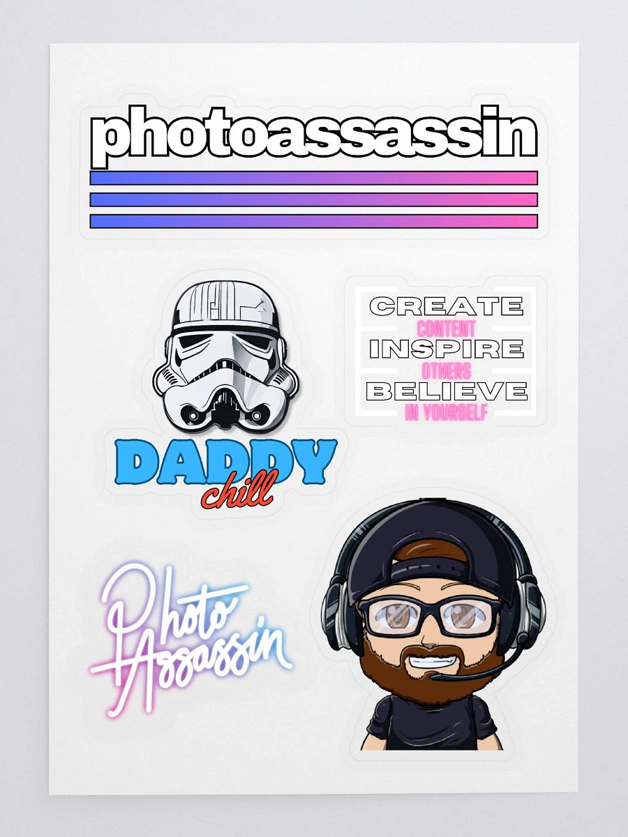 Photoassassin Sticker Sheet product image (3)