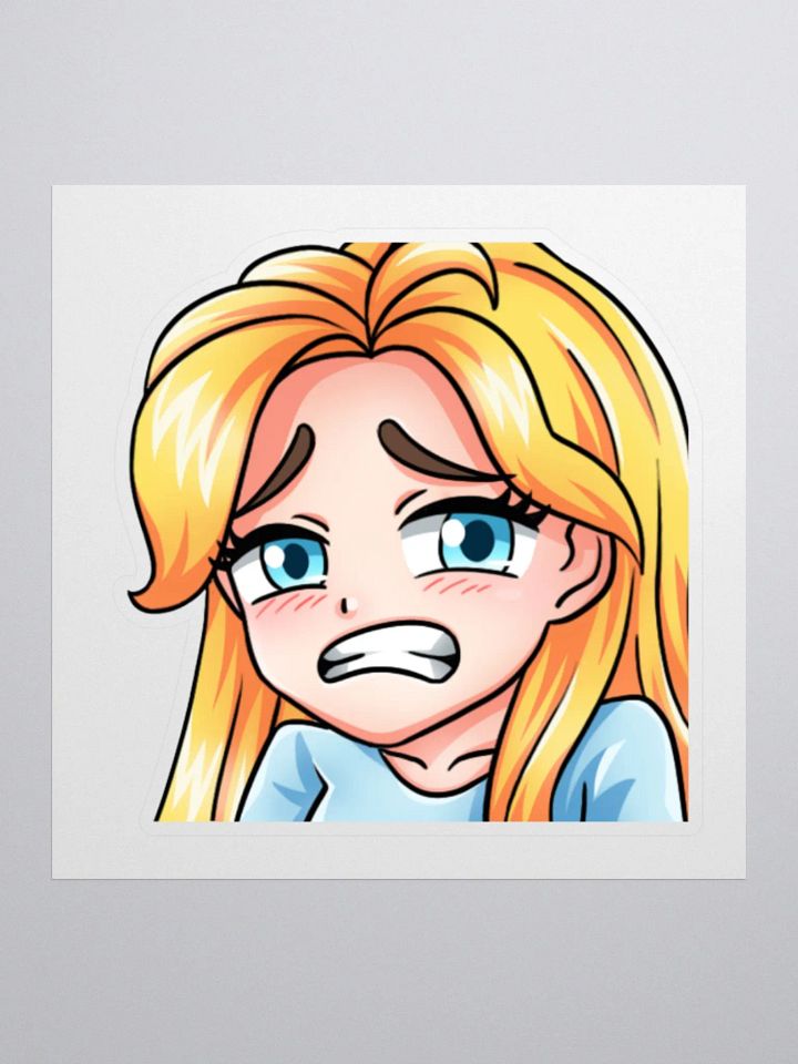 Melissa Cringe Emote Sticker product image (1)