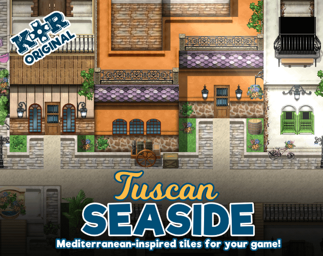 KR Tuscan Seaside Mediterranean Tiles for RPGs product image (1)
