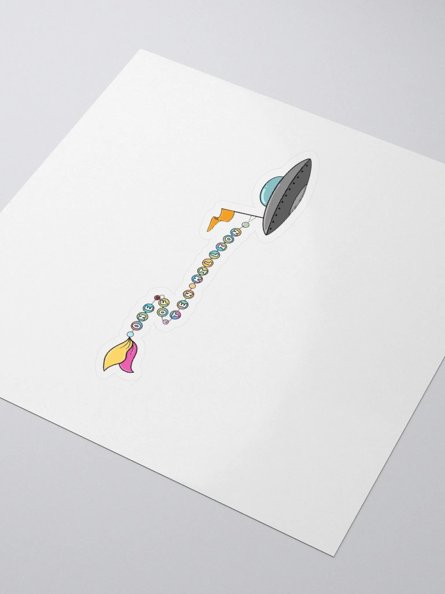 One of Ten Million Sticker product image (3)