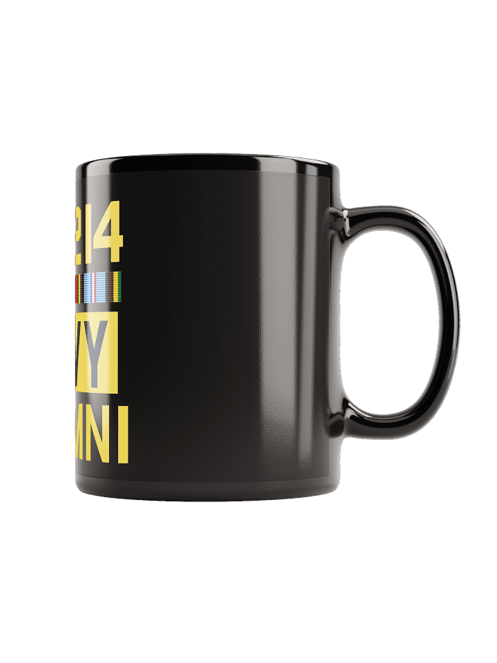 DD-214 Navy Alumni Black Glossy Mug product image (2)