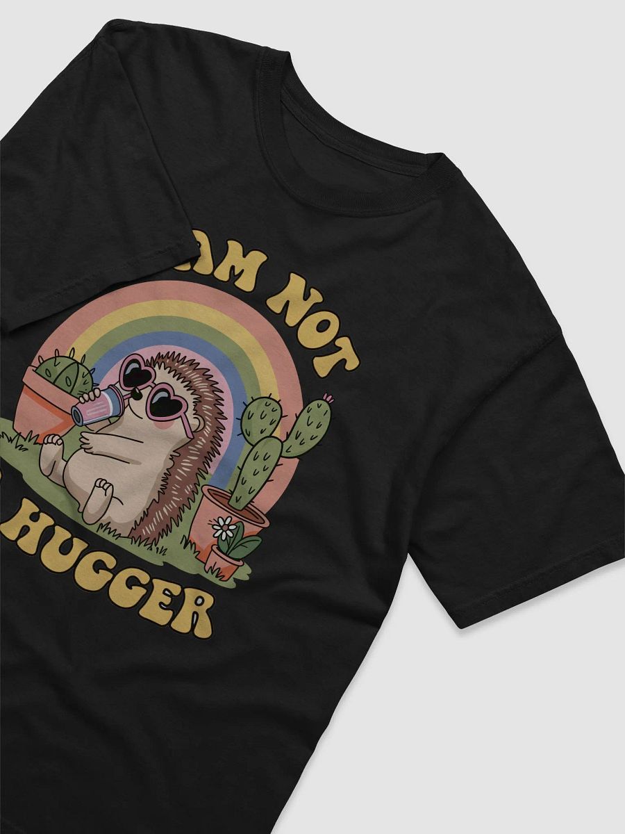 Not a Hugger: Rainbow Hedgehog Tee product image (3)