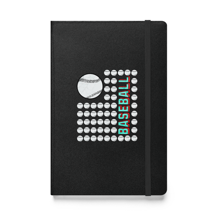 US Flag Baseball Home Run Hardcover Notebook product image (1)