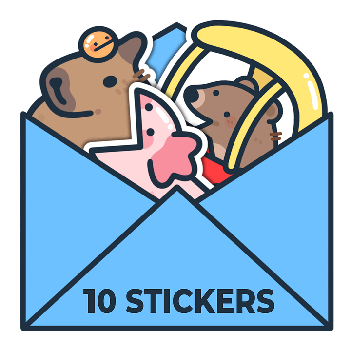 10 RANDOM MYSTERY STICKERS product image (1)