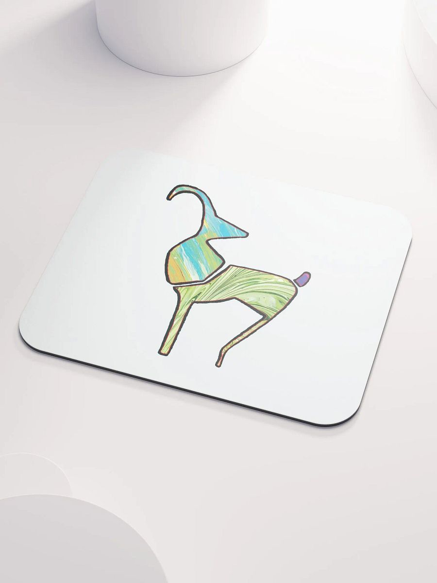 African Art Colorful Animal Work of Art Mouse Pad product image (3)