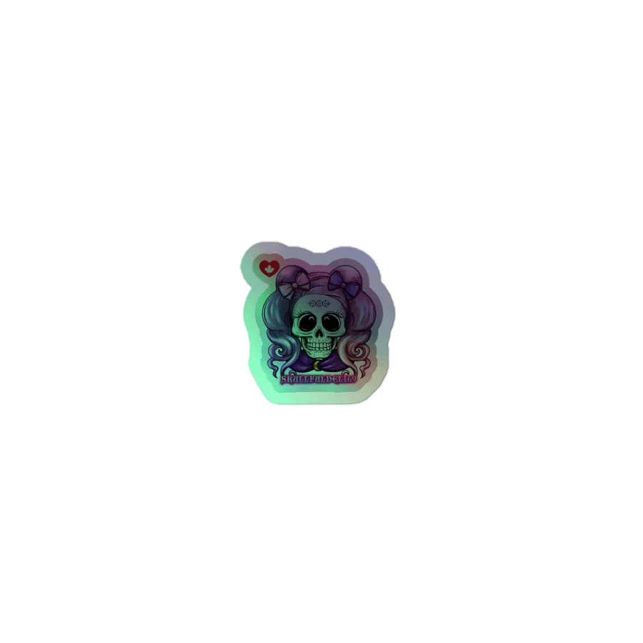 Skullfuldeli's Holographic Skull Sticker Set product image (1)