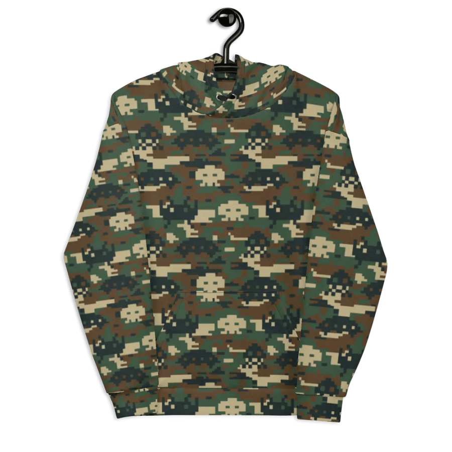 Space Invaders Camo Unisex Hoodie (Primal) product image (7)