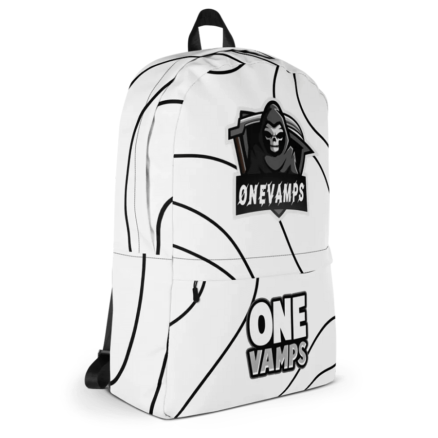 OneVamps Backpack White and Black Spiral product image (8)