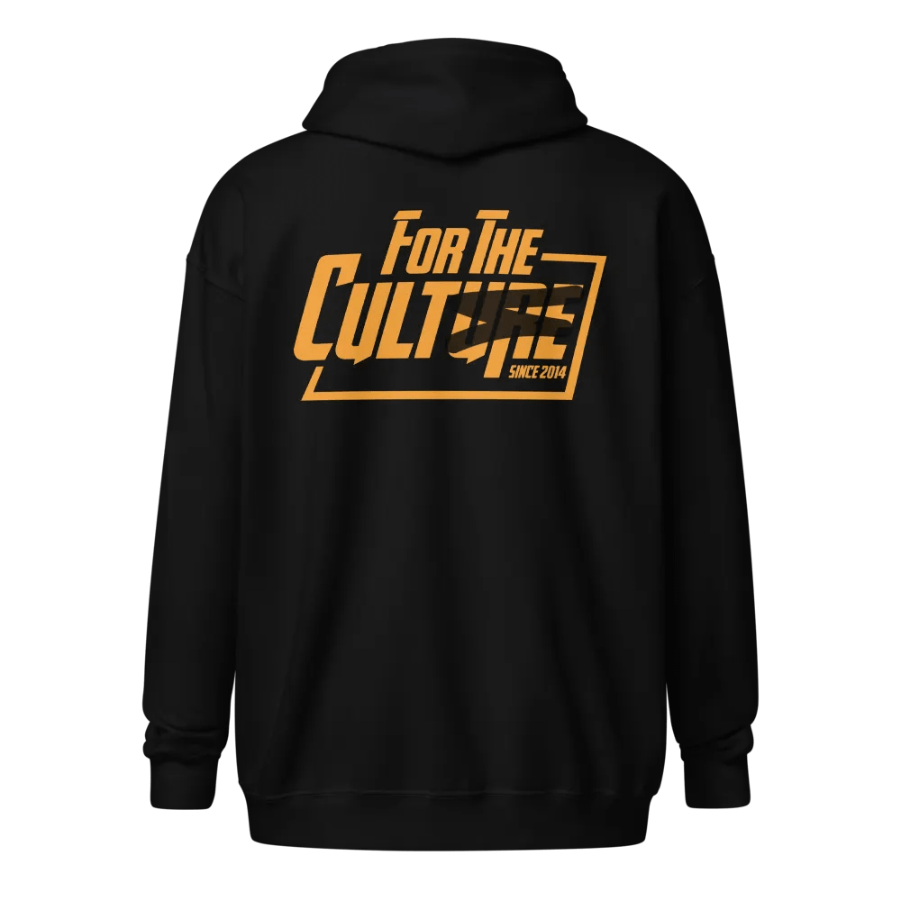 For the Culture Gold / Black Zip Up product image (1)
