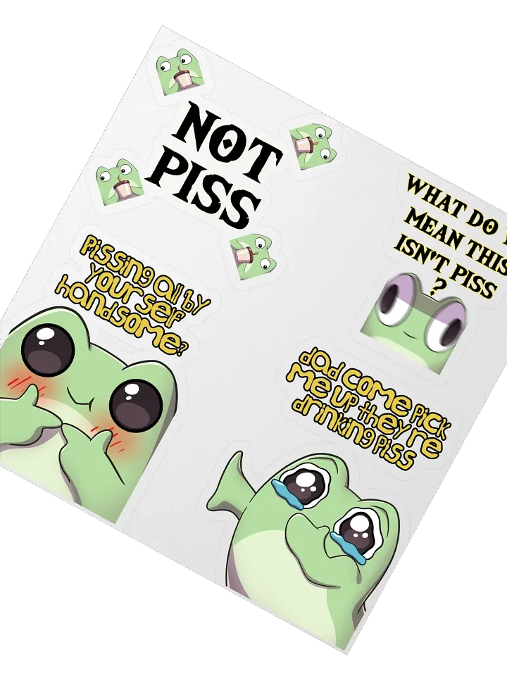 PISS STICKERS LIMITED EDITON product image (2)