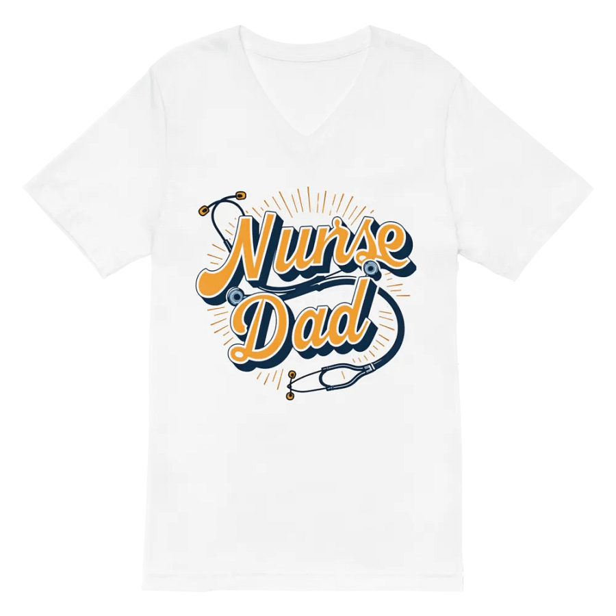 Nurse Dad Celebratory v-neck Tee product image (6)