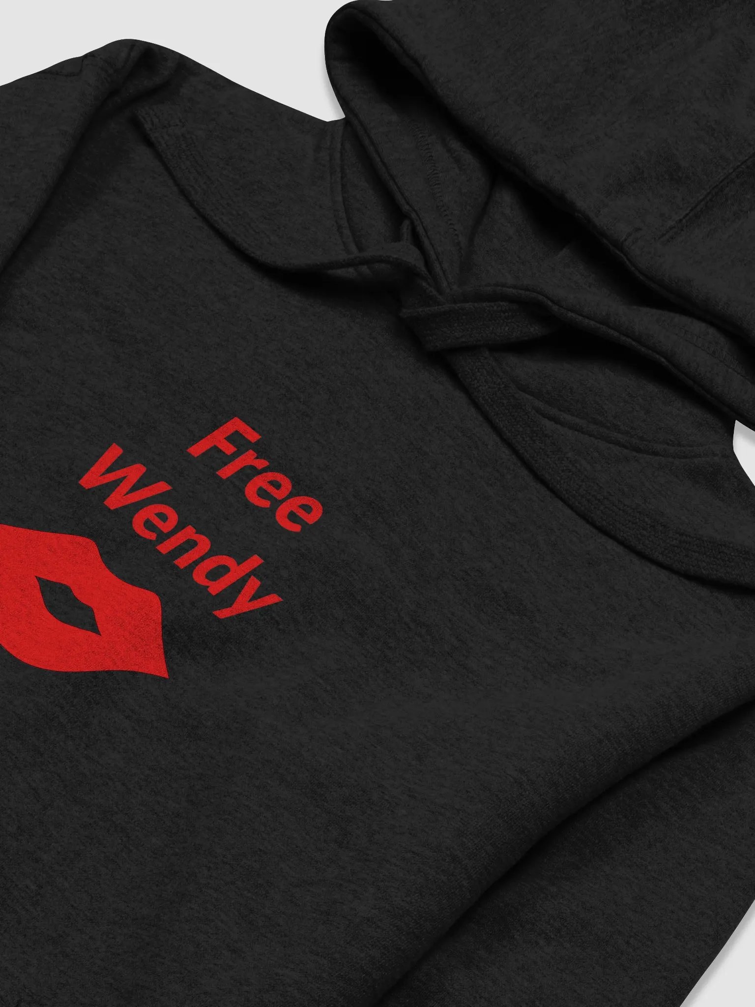 Free Wendy Red Lips Cotton Heritage Unisex Premium Hoodie product image (3)
